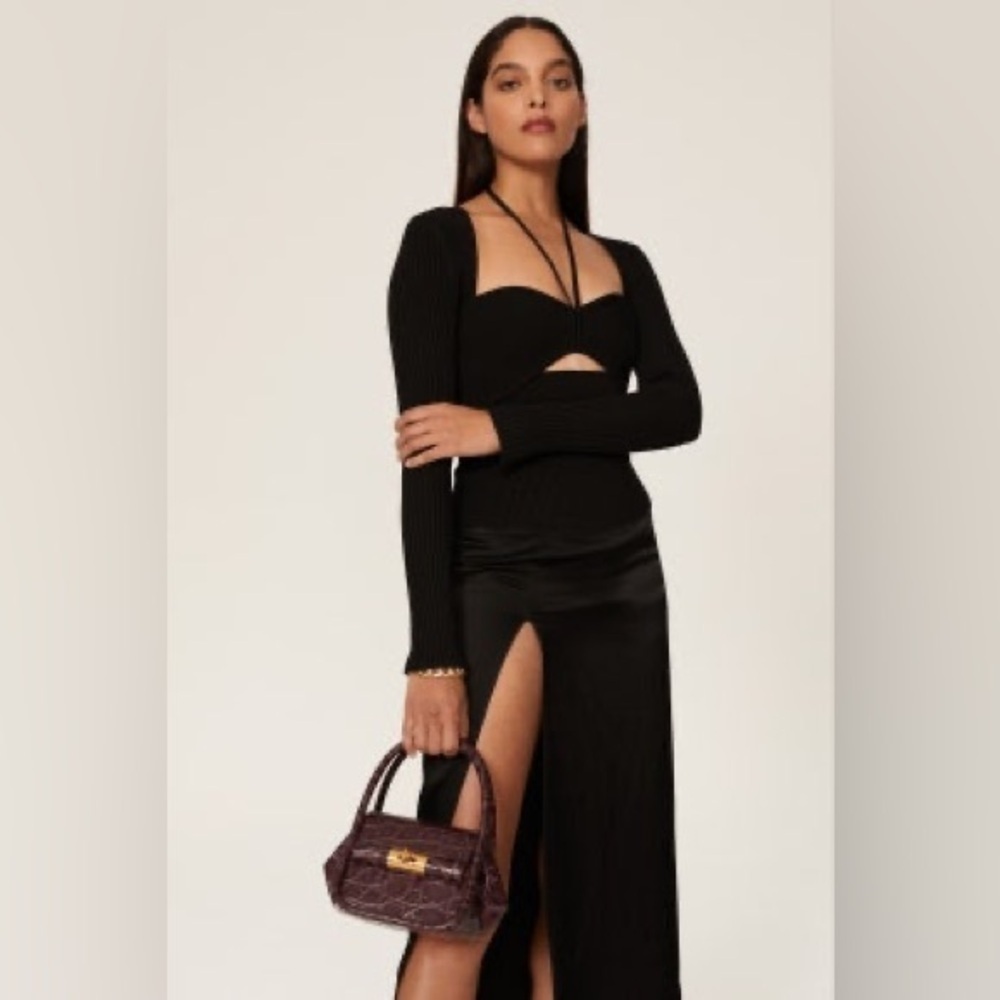 gu_de Love Plum Leather Bag